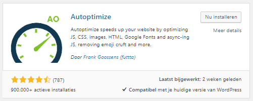 optimalisatie van de WordPress-website